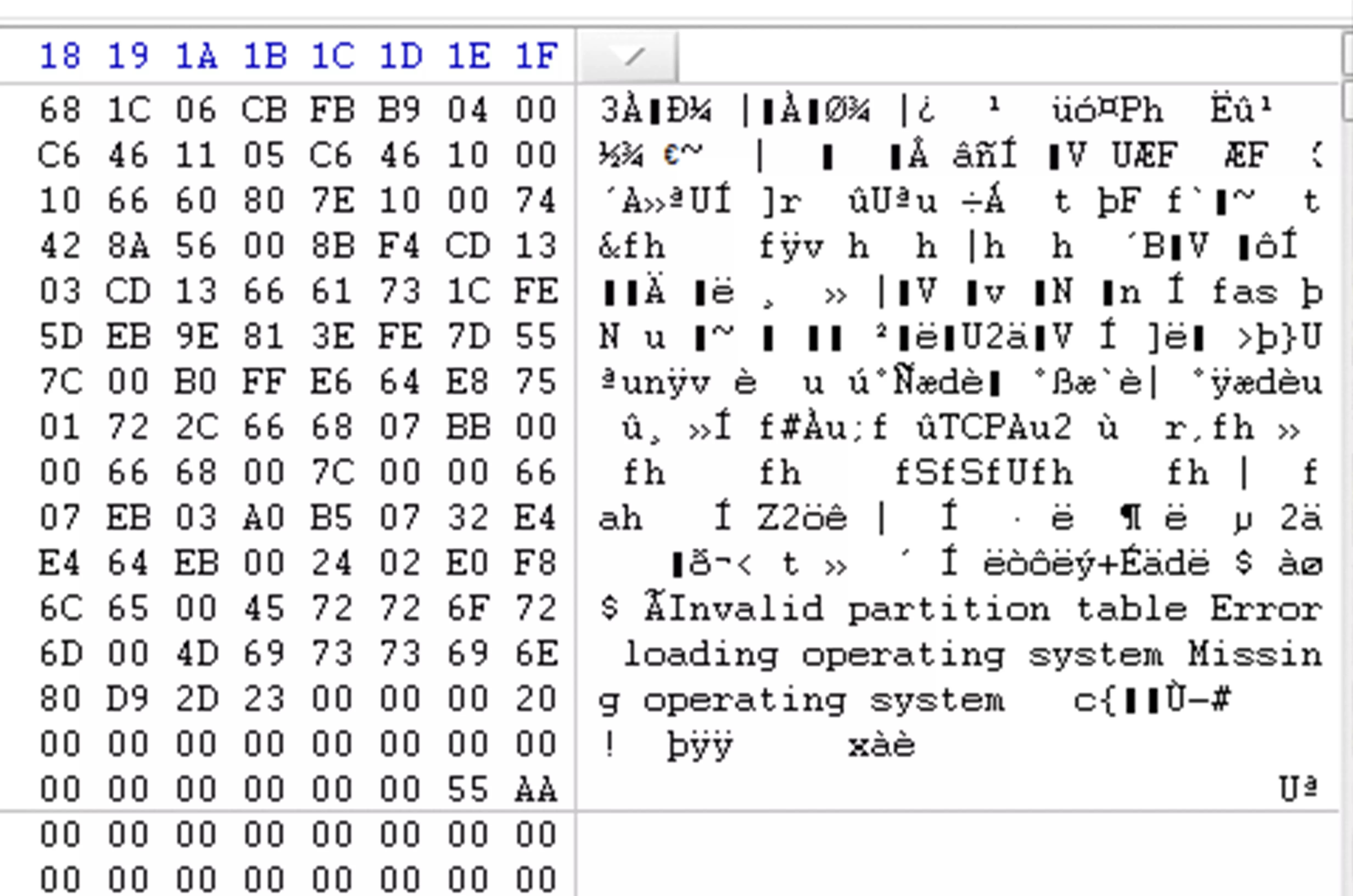 Level 1 Data Recovery