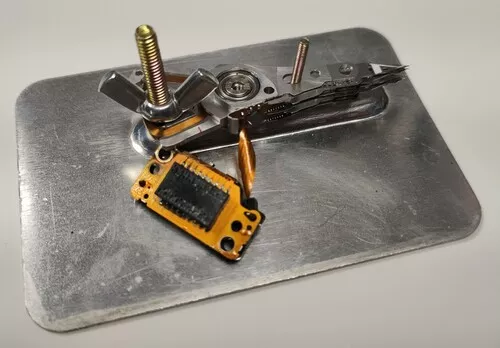 Hard drive covered with soap (100% Recovery)