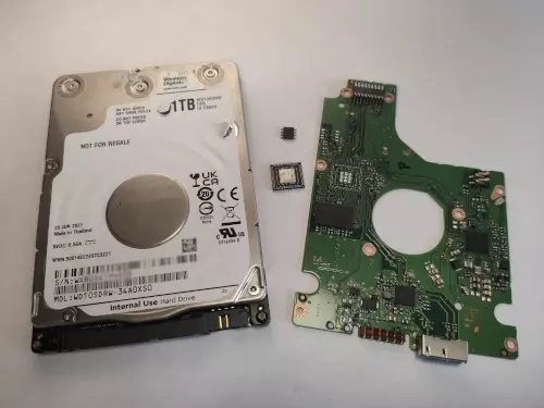 Successful Data Recovery WD10SDRW USB SMR