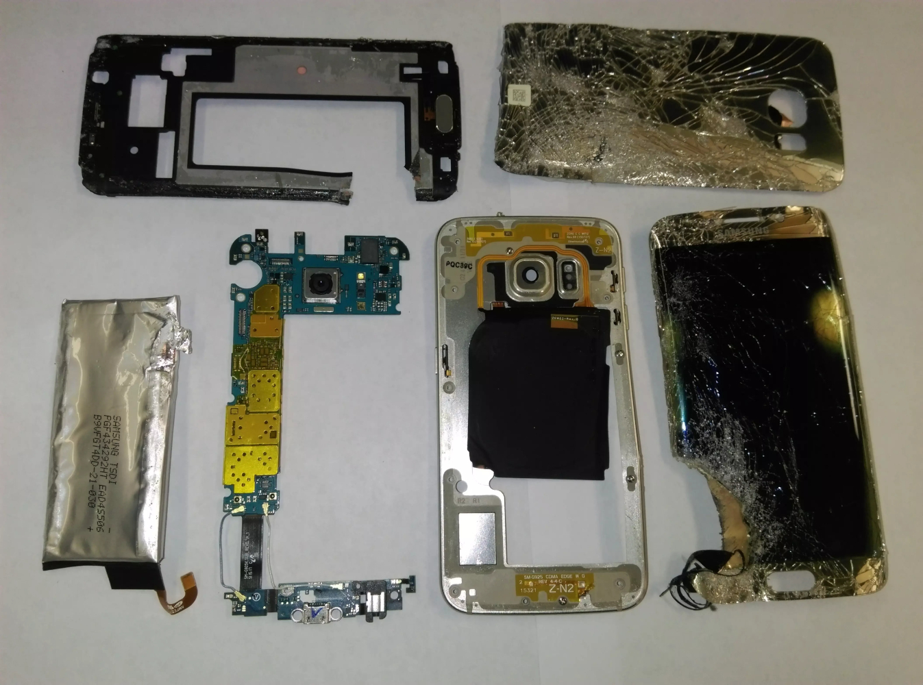 Successful Data Recovery from smart phone damaged by farm equipment.