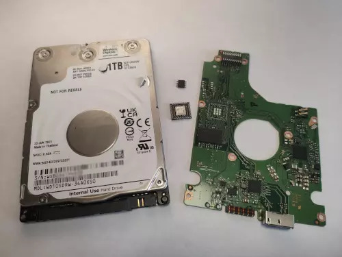 Successful Data Recovery WD10SDRW USB SMR